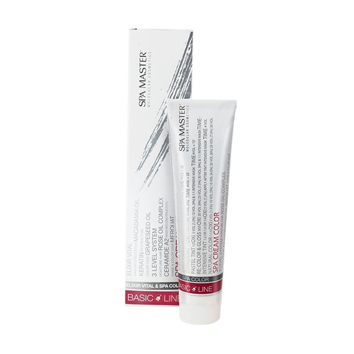 Уцінка! Перманентна крем-фарба для волосся Spa Master Basic Line Spa Cream Color 5/3В Світлий бежевий шатен, 100 мл